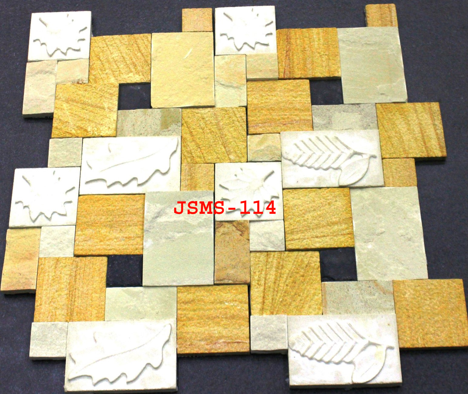 Natural Stone CNC Wall Cladding Tiles For Living Room